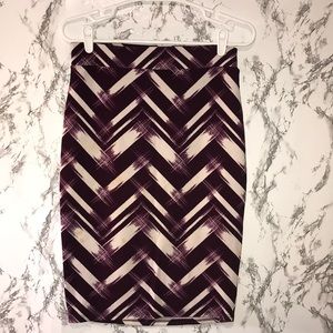 ❤️Charlotte Russe purple pencil skirt